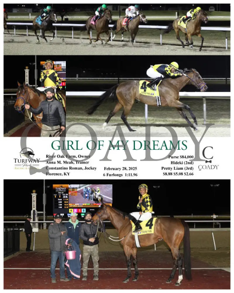 GIRL OF MY DREAMS - 02-28-25 - R06 - TP Turfway Park