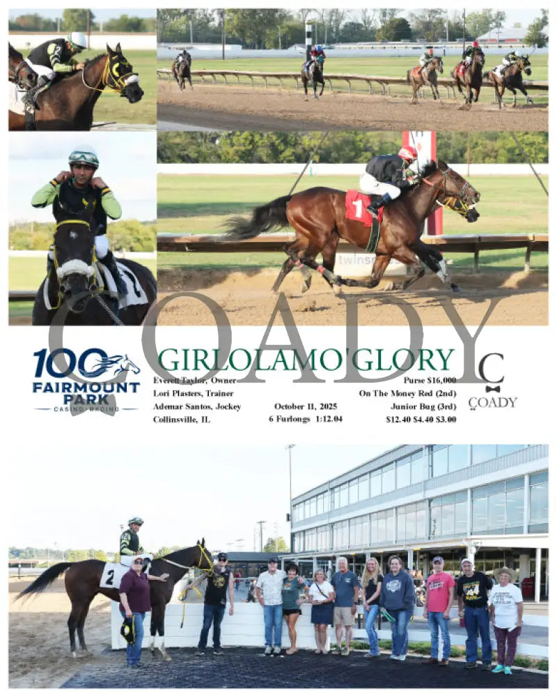 GIRLOLAMO’GLORY - 10-11-25 - R06 - FP Fanduel Sportsbook Horse Racing