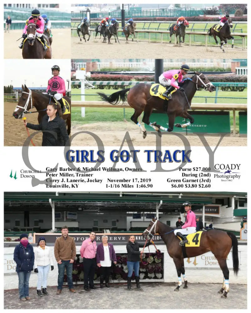 Girls Got Track - 11-17-19 R02 Cd Churchill Downs