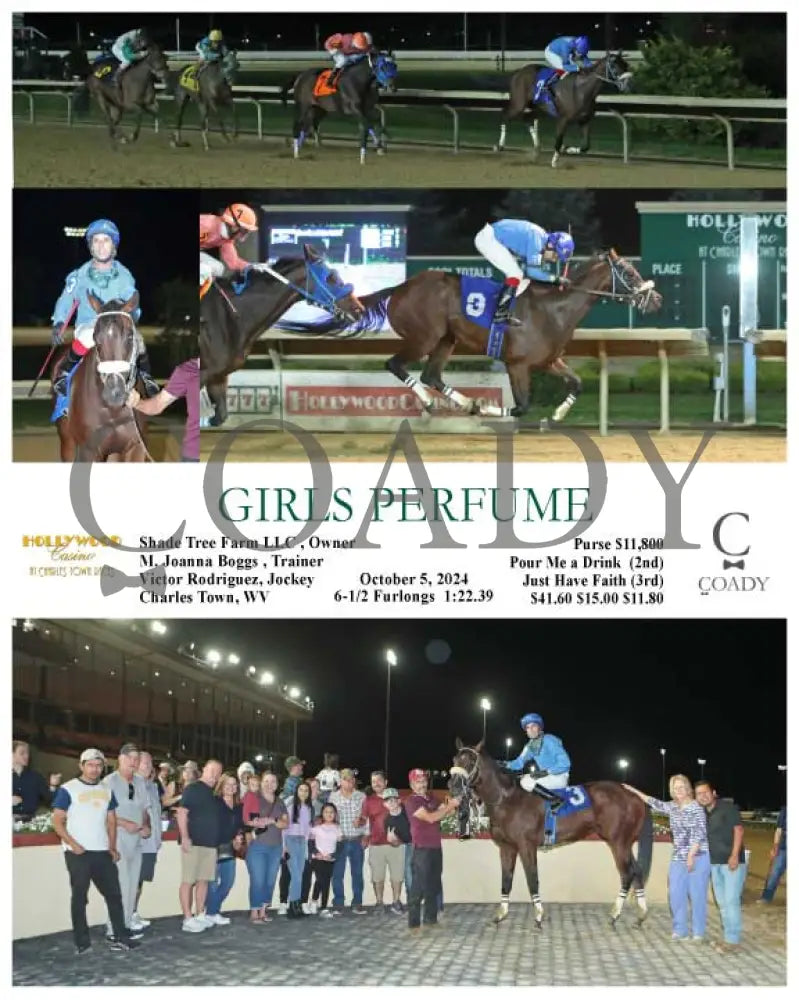 Girls Perfume - 10-05-24 R02 Ct Hollywood Casino At Charles Town Races