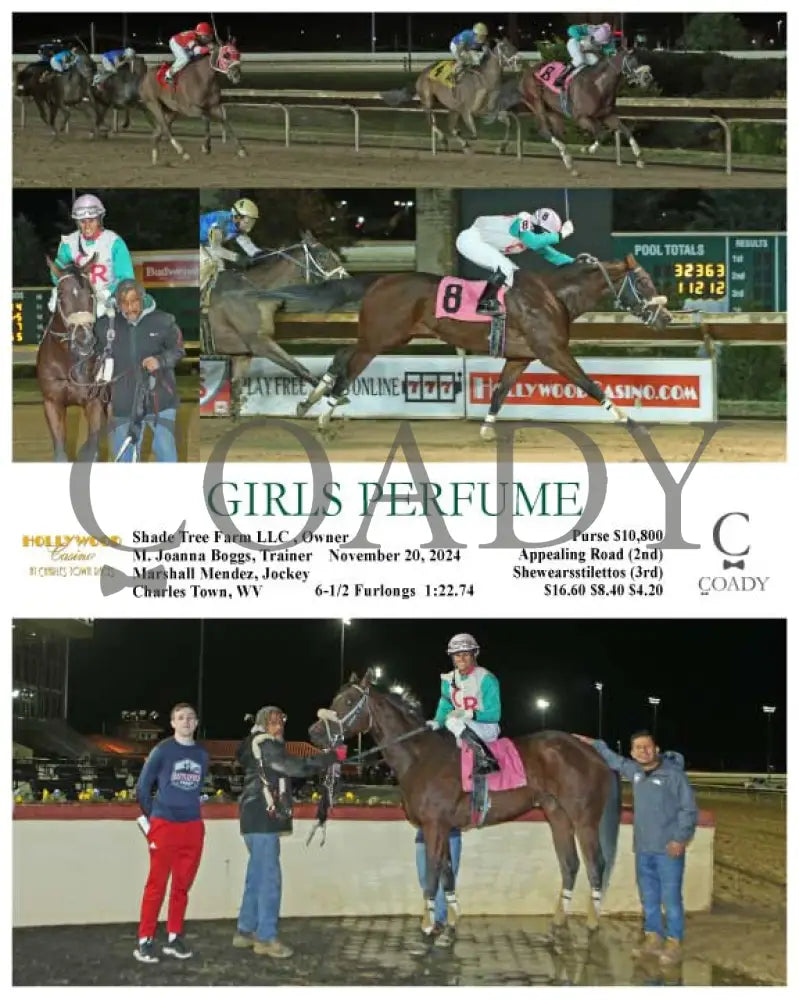 Girls Perfume - 11-20-24 R08 Ct Hollywood Casino At Charles Town Races