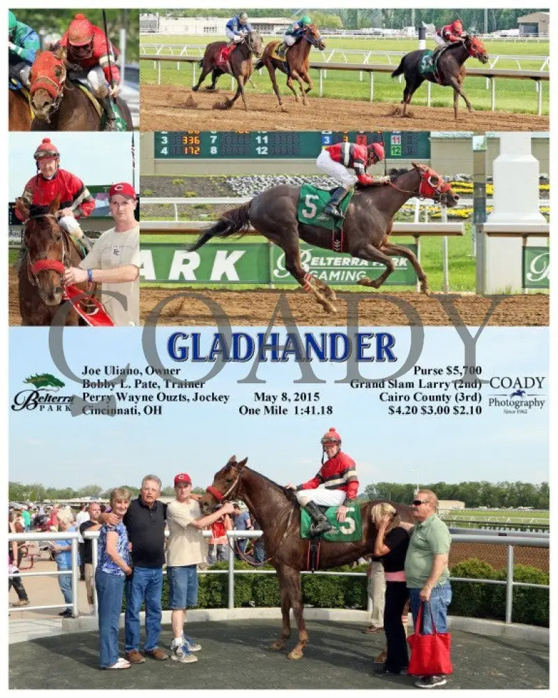 Gladhander - 050815 Race 05 Btp Belterra Park