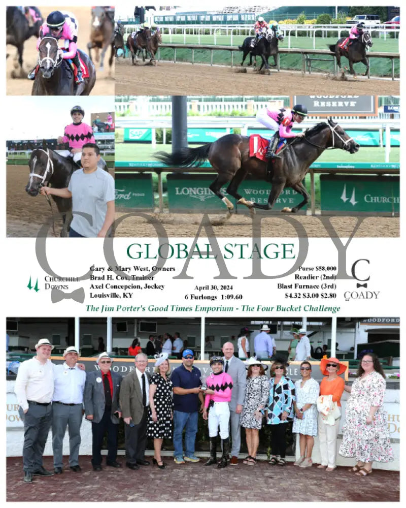 Global Stage - 043024 Race 09 Cd Churchill Downs