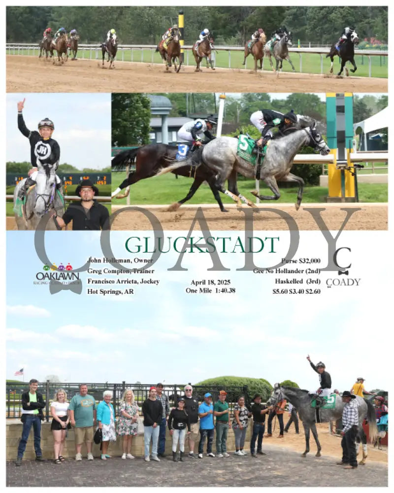 GLUCKSTADT - 04-18-25 - R06 - OP Oaklawn Park