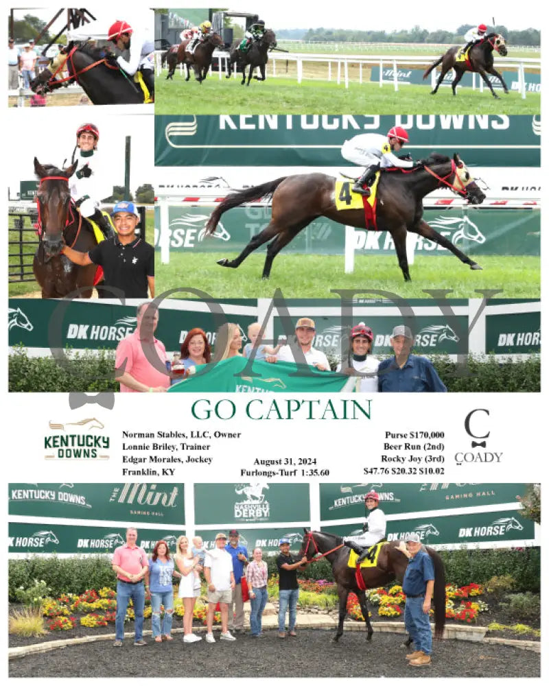 Go Captain - 083124 Race 02 Kd Kentucky Downs