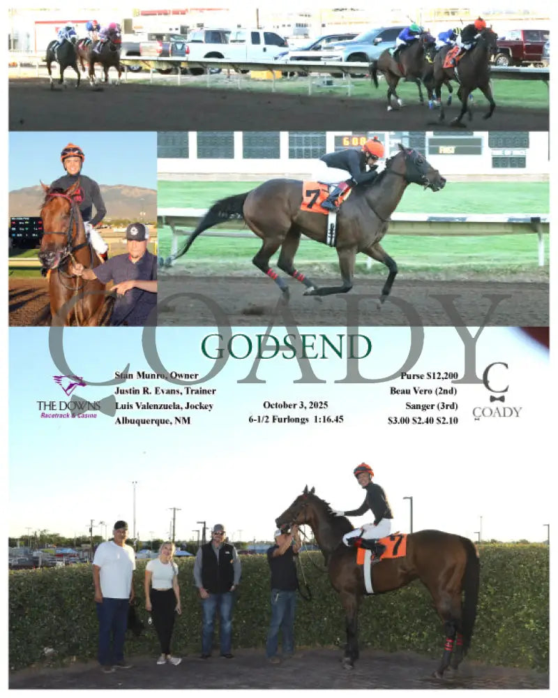 GODSEND - 10-03-25 - R01 - ALB Downs at Albuquerque
