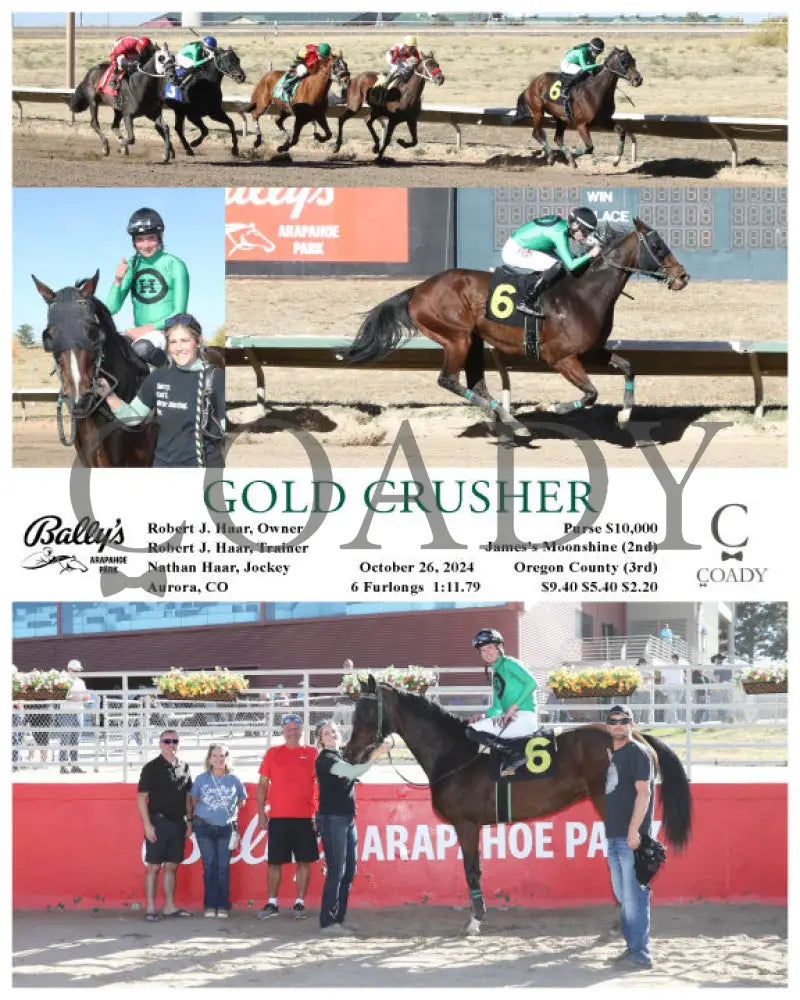 Gold Crusher - 10-26-24 R05 Arp Arapahoe Park