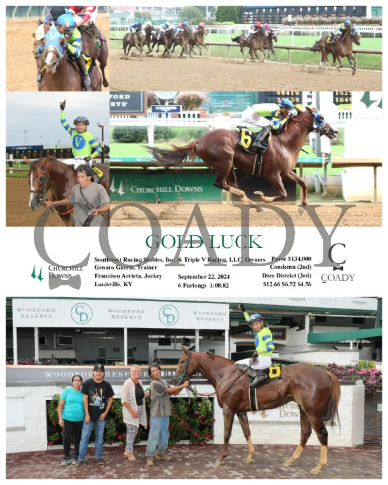 Gold Luck - 092224 Race 09 Cd Churchill Downs