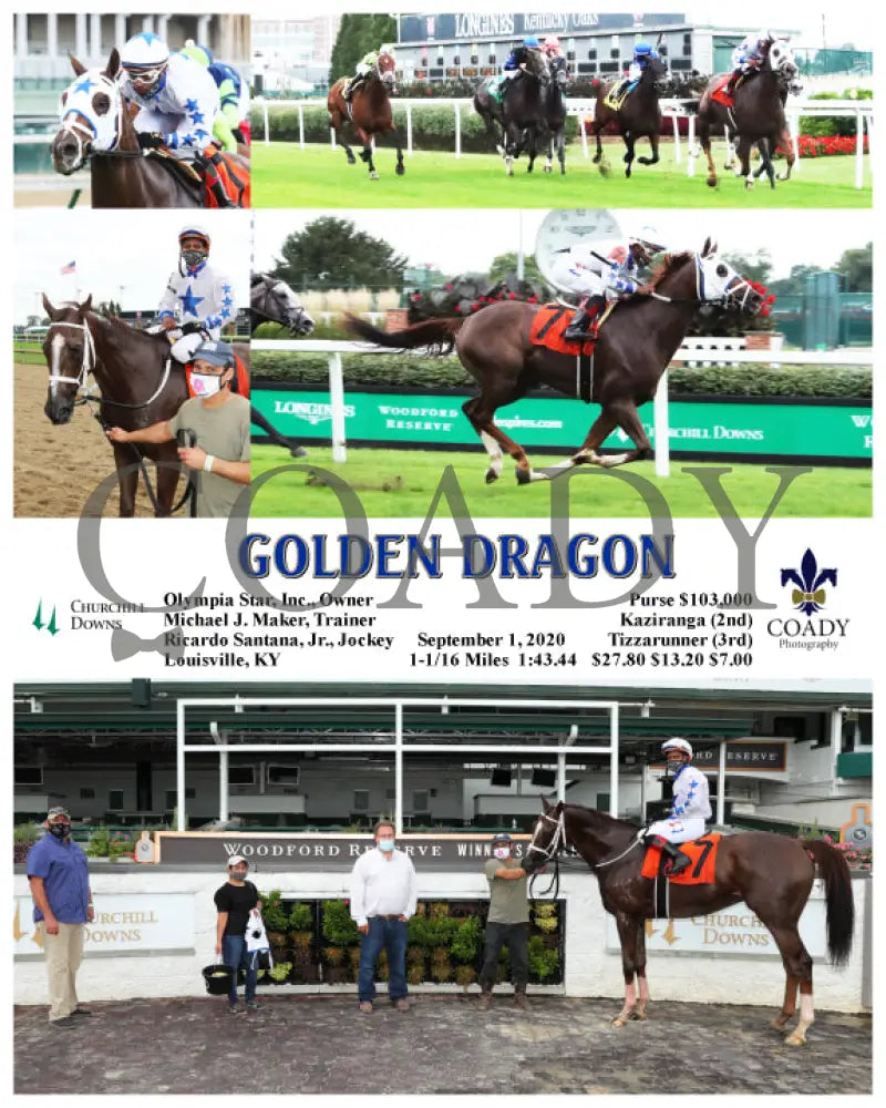 Golden Dragon - 09-01-20 R08 Cd Churchill Downs