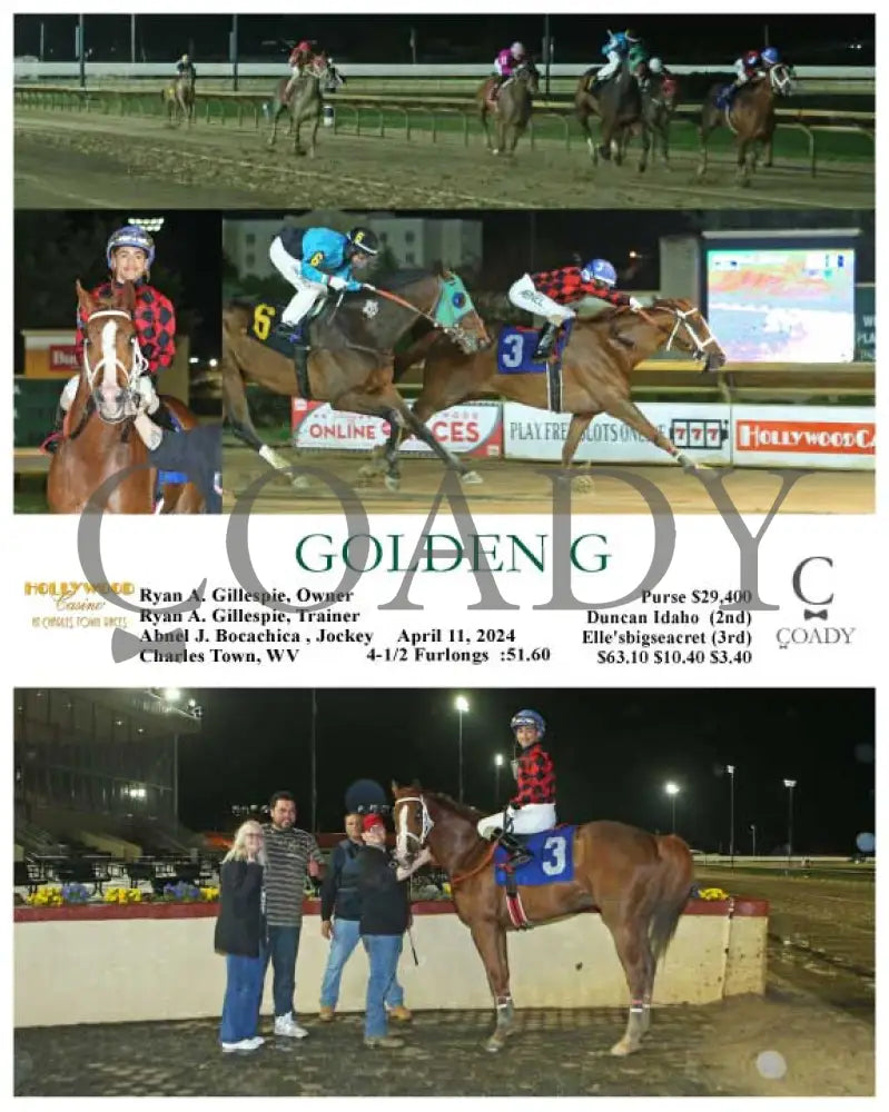 Golden G - 04 - 11 - 24 R07 Ct Hollywood Casino At Charles Town Races