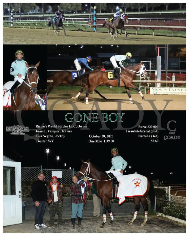 GONE BOY - 10-28-25 - R06 - MNR Mountaineer Park