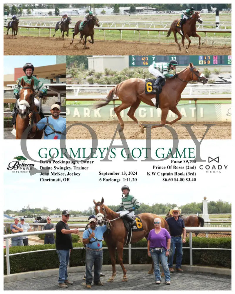 Gormley’s Got Game - 09-13-24 R02 Btp Belterra Park