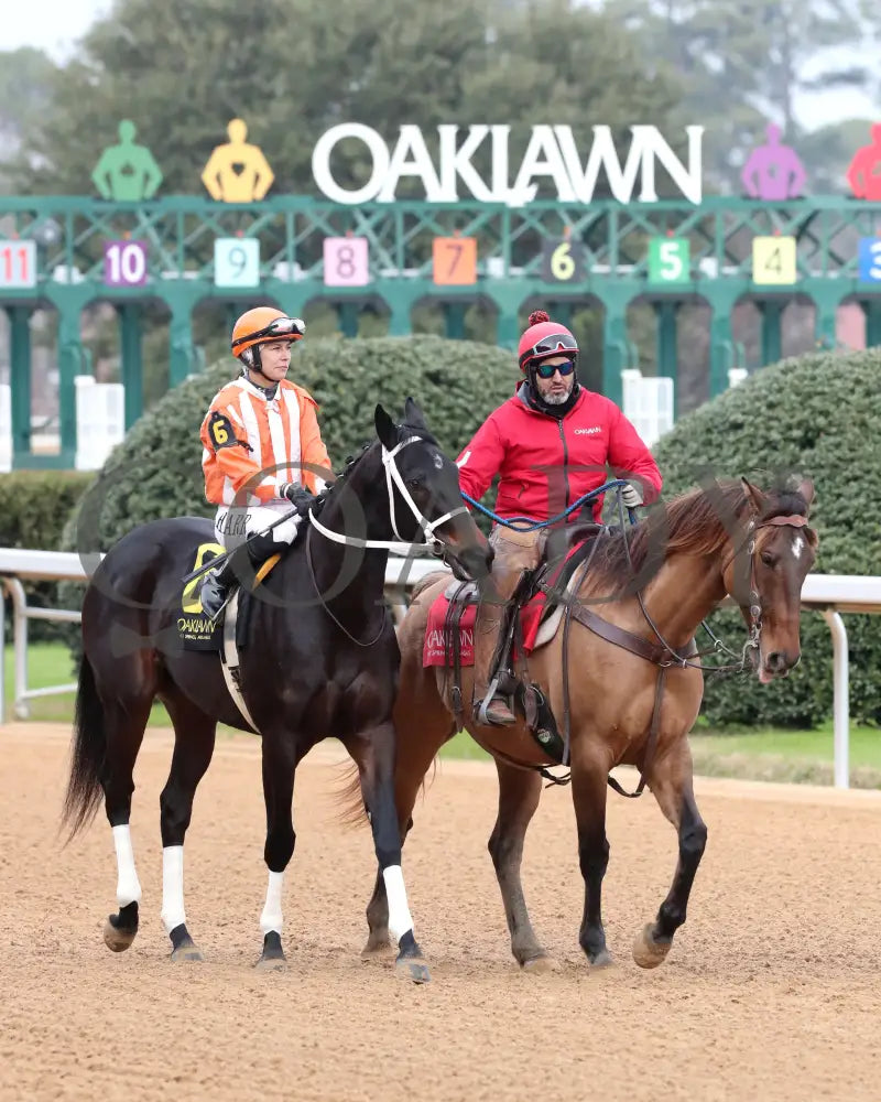 GRACE IS FREE - Mockingbird Stakes - 01-04-26 - R09 - Oaklawn Park - Post Parade 02 - Renee Torbit - Coady Media - Kurtis Coady Photography