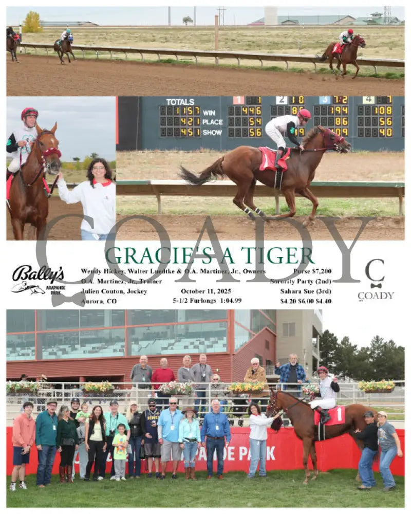 GRACIE’S A TIGER - 10-11-25 - R03 - ARP Arapahoe Park