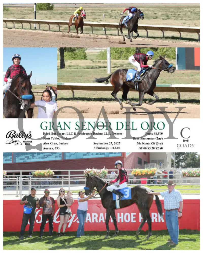 GRAN SENOR DEL ORO - 09-27-25 - R03 - ARP Arapahoe Park