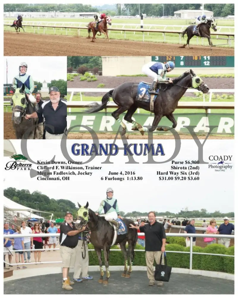 Grand Kuma - 060416 Race 03 Btp Belterra Park