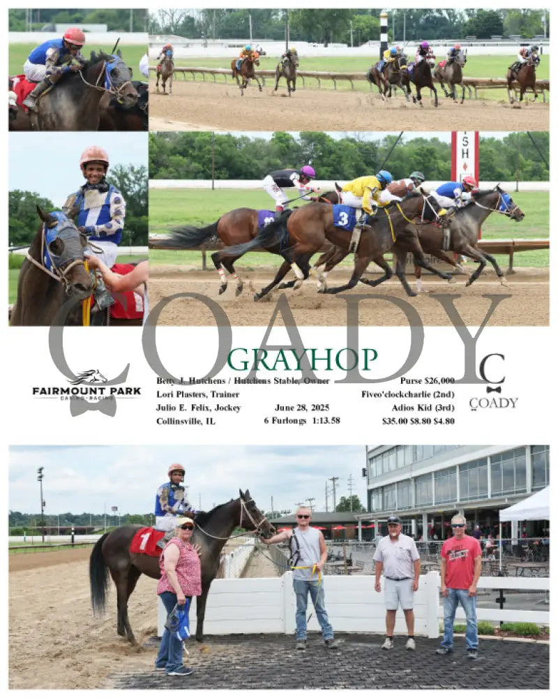 GRAYHOP - 06-28-25 - R06 - FP Fanduel Sportsbook Horse Racing