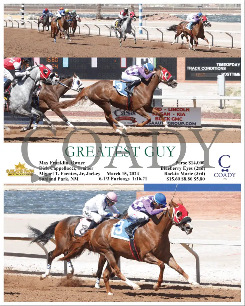 Greatest Guy - 03 - 15 - 24 R05 Sun Sunland Park
