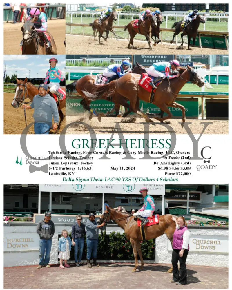 Greek Heiress - 05-11-24 R04 Cd Churchill Downs