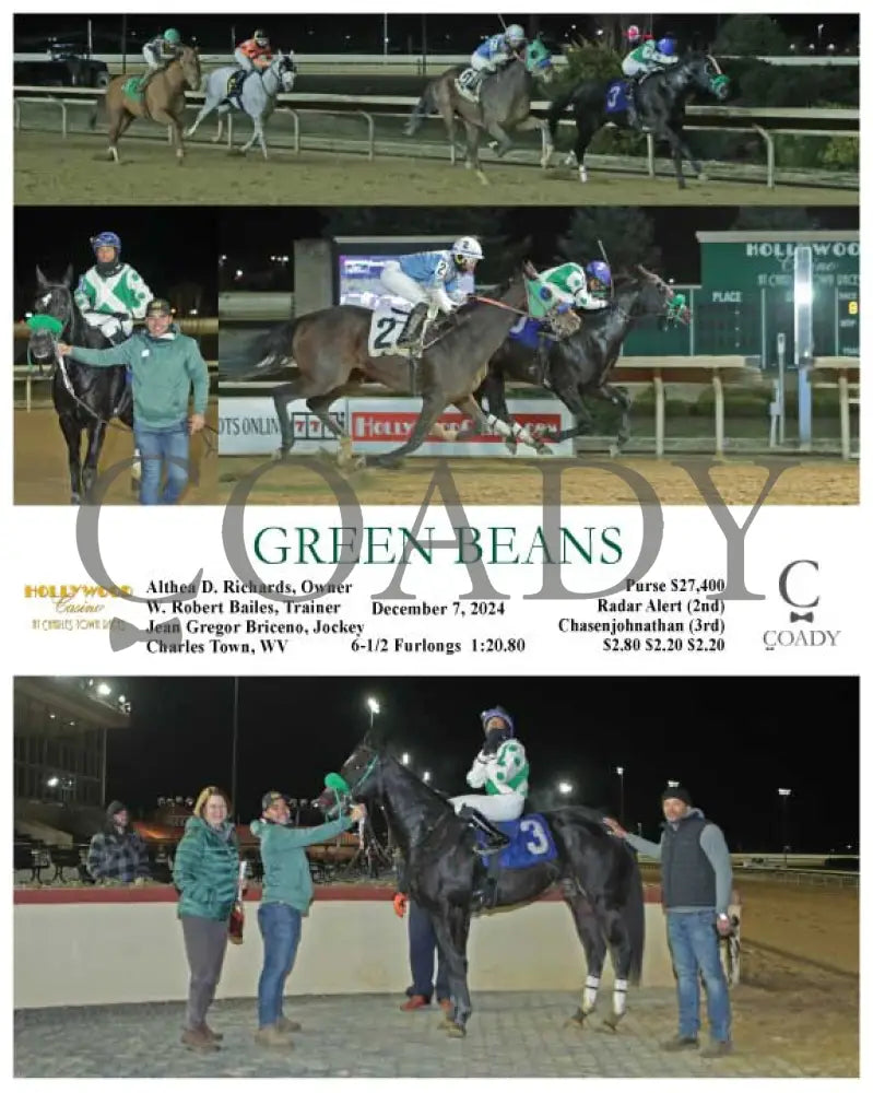 Green Beans - 12-07-24 R08 Ct Hollywood Casino At Charles Town Races