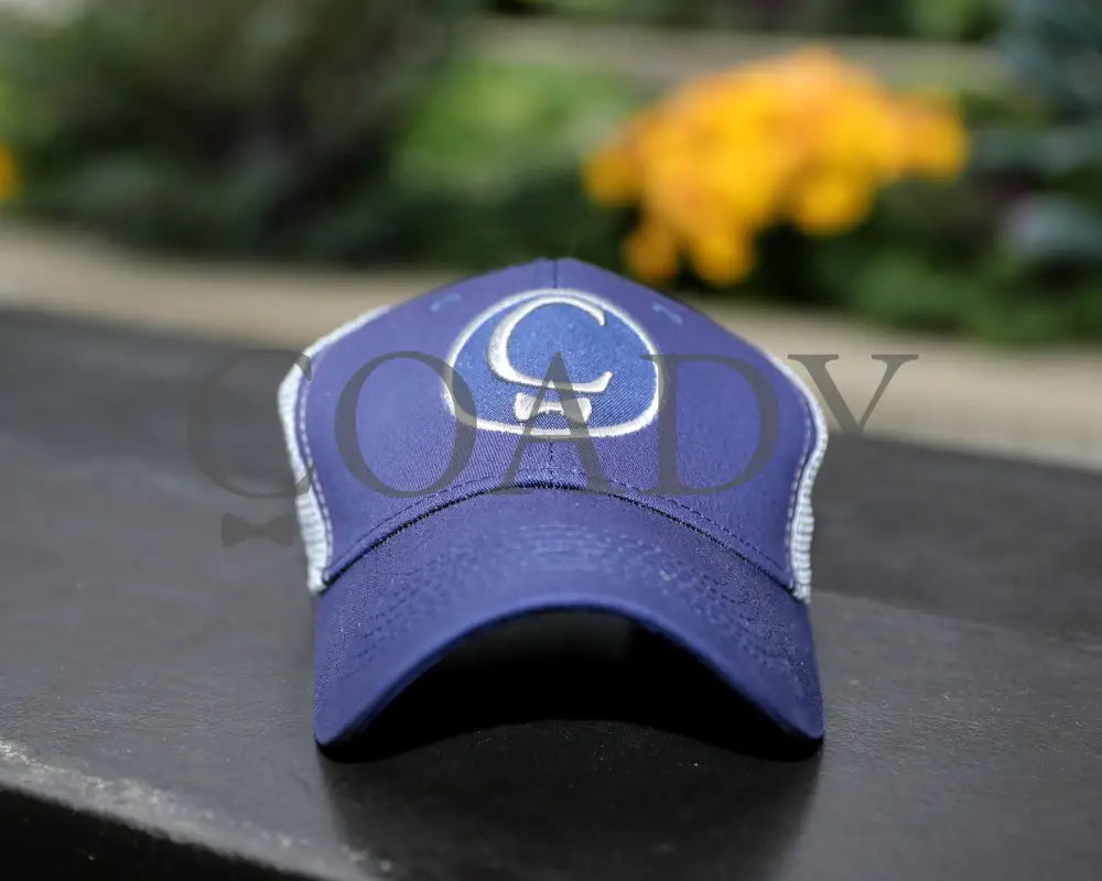 Grey Patch - Blue Trucker Hat 2024