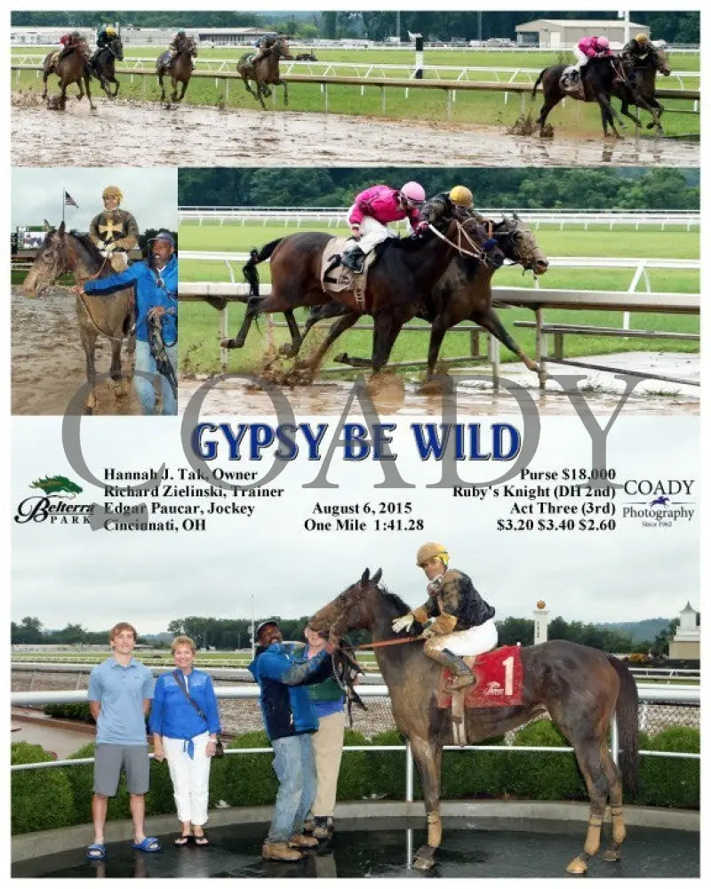 Gypsy Be Wild - 080615 Race 05 Btp Belterra Park
