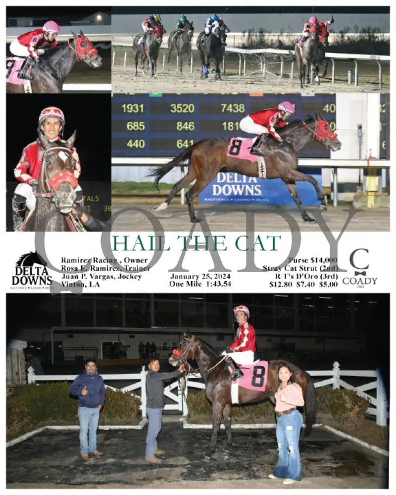Hail The Cat - 01-25-24 R08 Ded Delta Downs