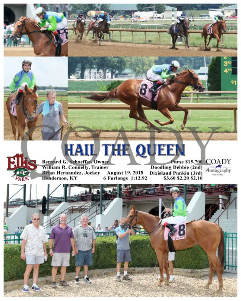 Hail The Queen - 081918 Race 02 Elp Ellis Park