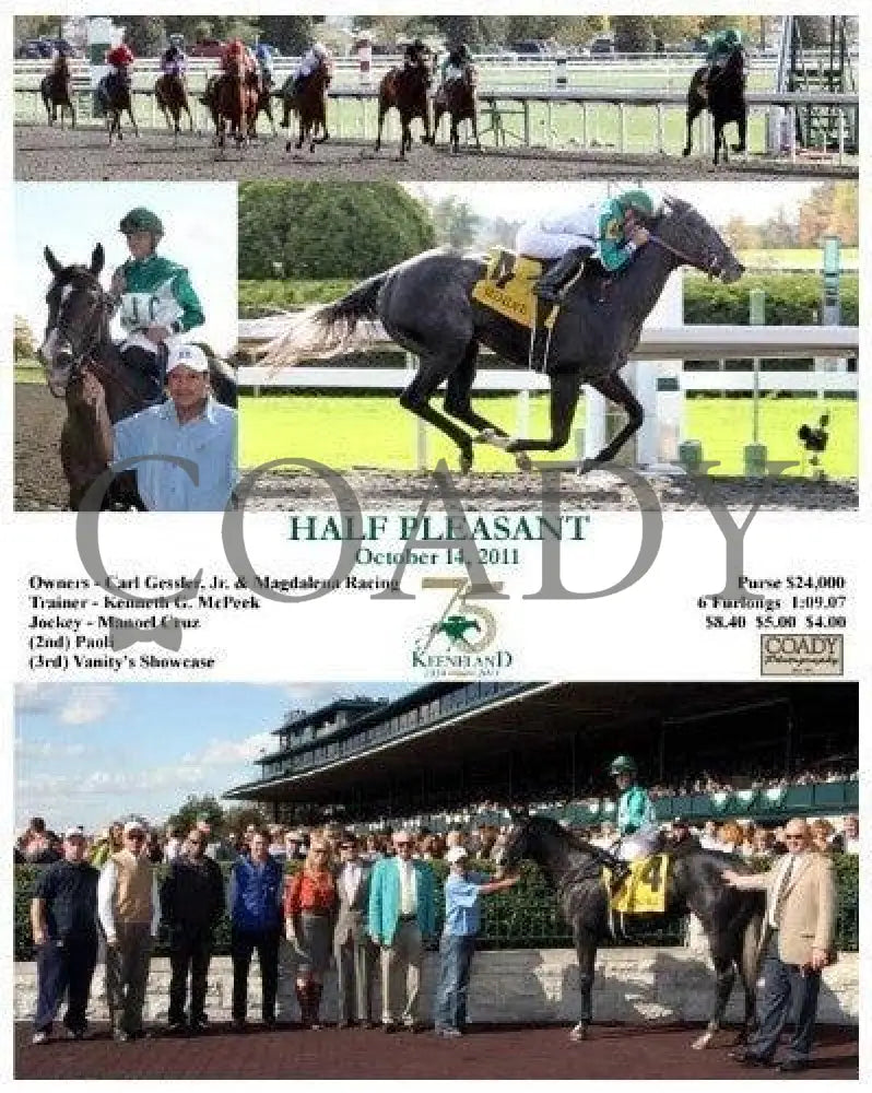 Half Pleasant - 101411 Keeneland