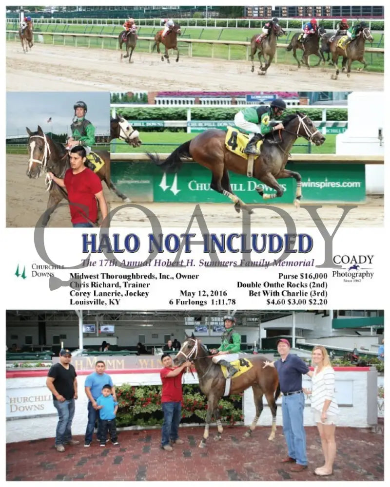 Halo Not Included - 051216 Race 05 Cd Churchill Downs