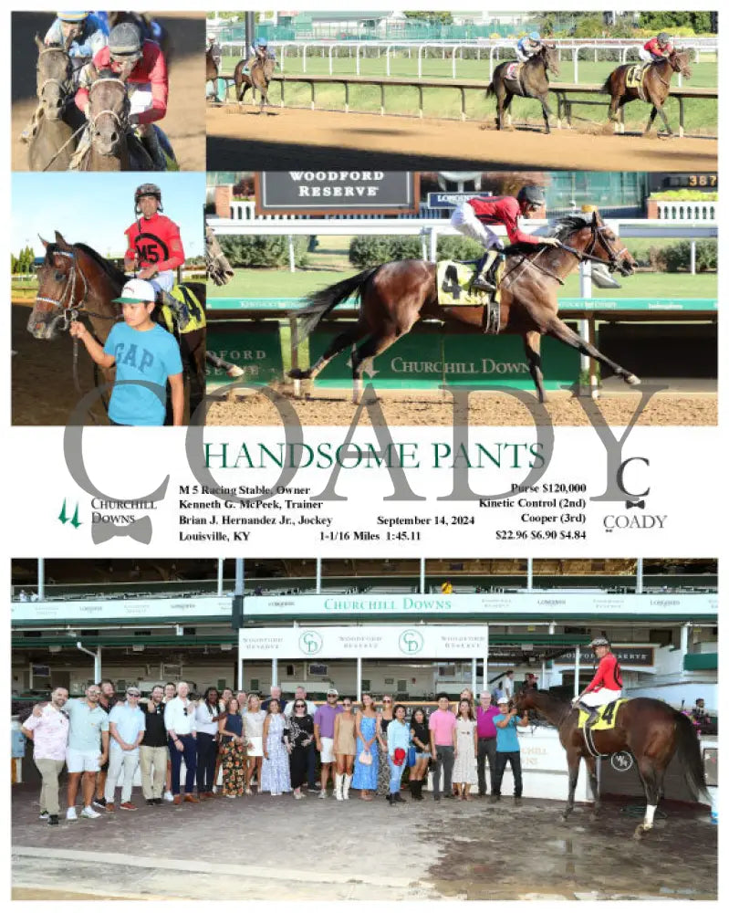 Handsome Pants - 09-14-24 R11 Cd Churchill Downs
