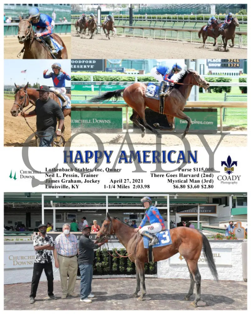 Happy American - 04-27-21 R05 Cd Churchill Downs