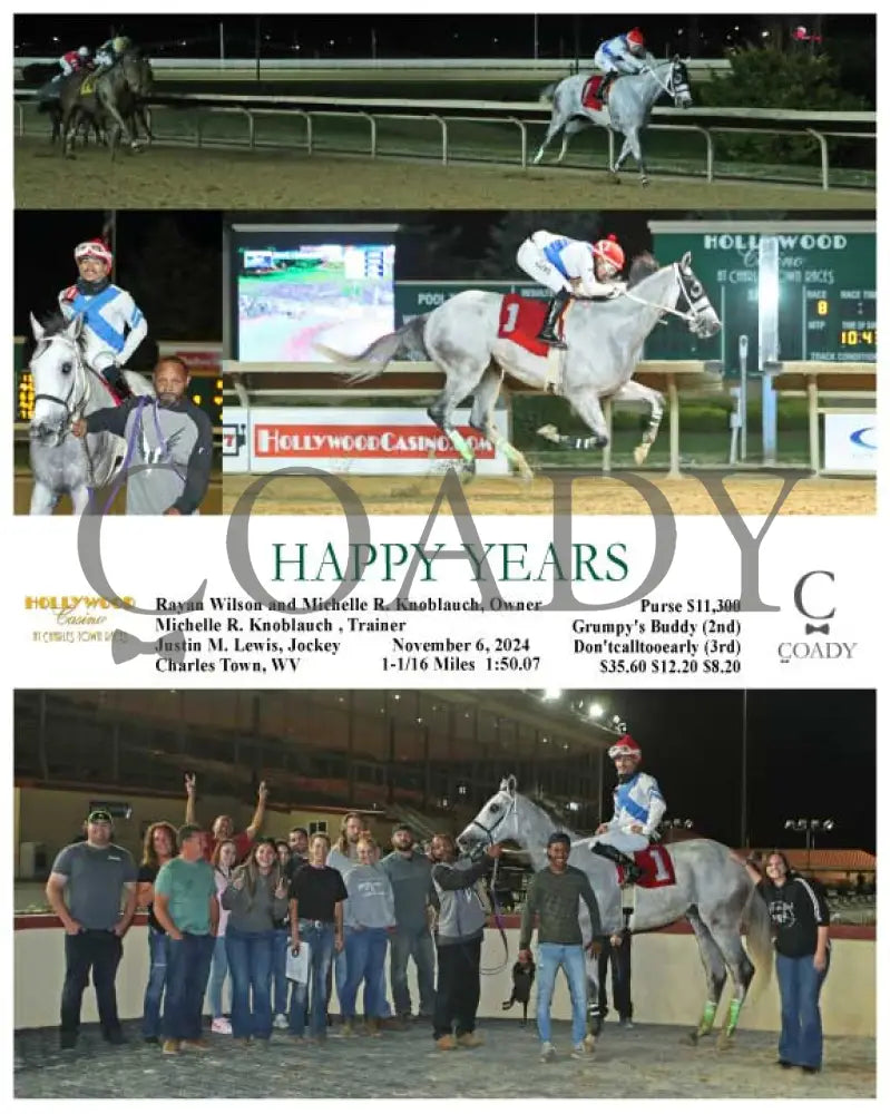 Happy Years - 11-06-24 R08 Ct Hollywood Casino At Charles Town Races