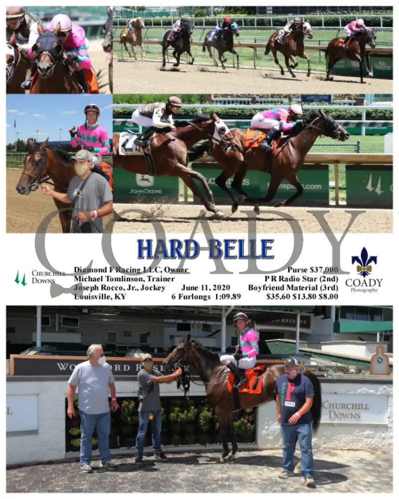 Hard Belle - 06-11-20 R05 Cd Churchill Downs