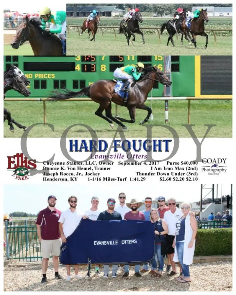 Hard Fought - 090417 Race 03 Elp G Ellis Park