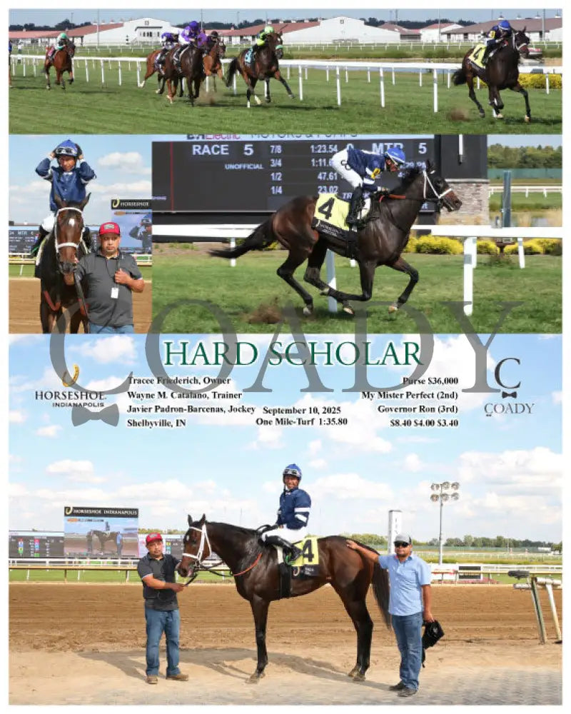 HARD SCHOLAR - 09-10-25 - R05 - IND Indiana Grand