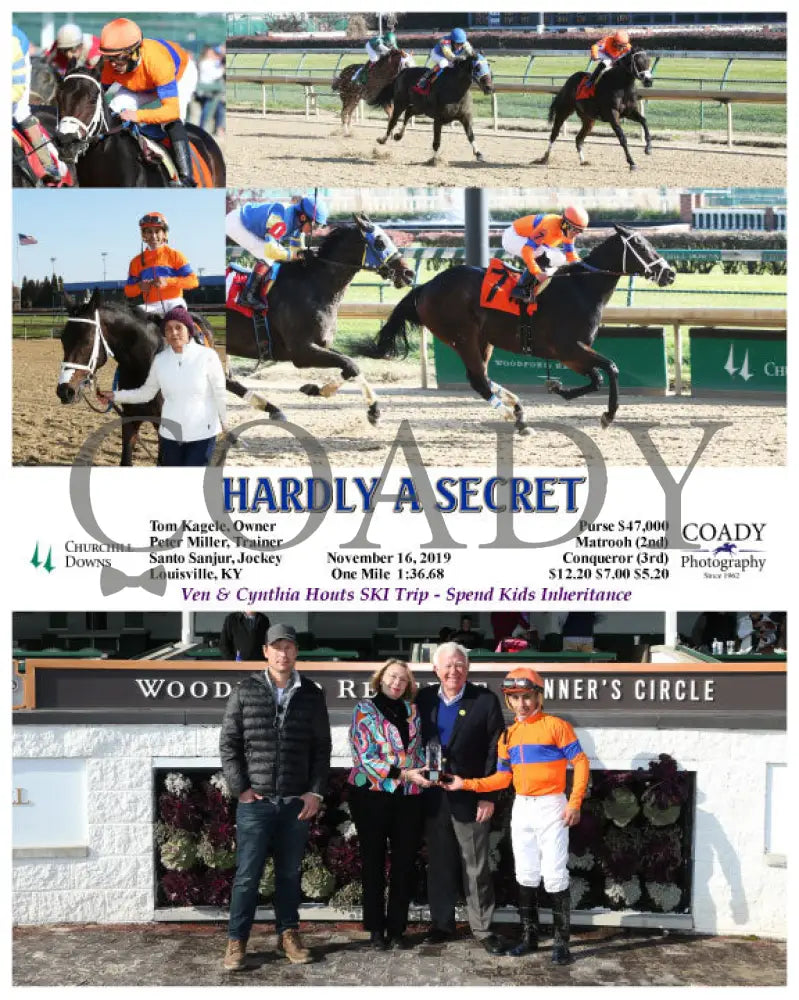 Hardly A Secret - 11-16-19 R03 Cd Group Churchill Downs