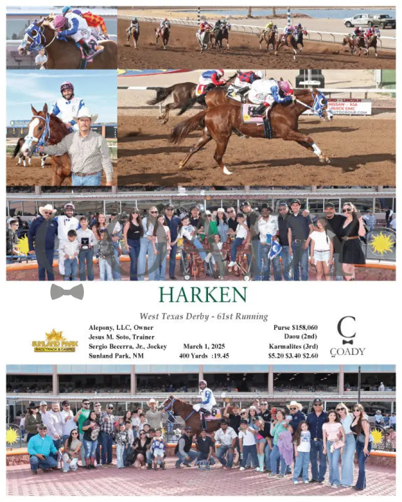 HARKEN - West Texas Derby - 61st Running - 03-01-25 - R08 - SUN Sunland Park