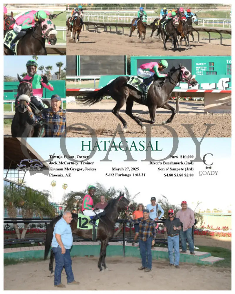 HATAGASAL - 03-27-25 - R09 - TUP Turf Paradise