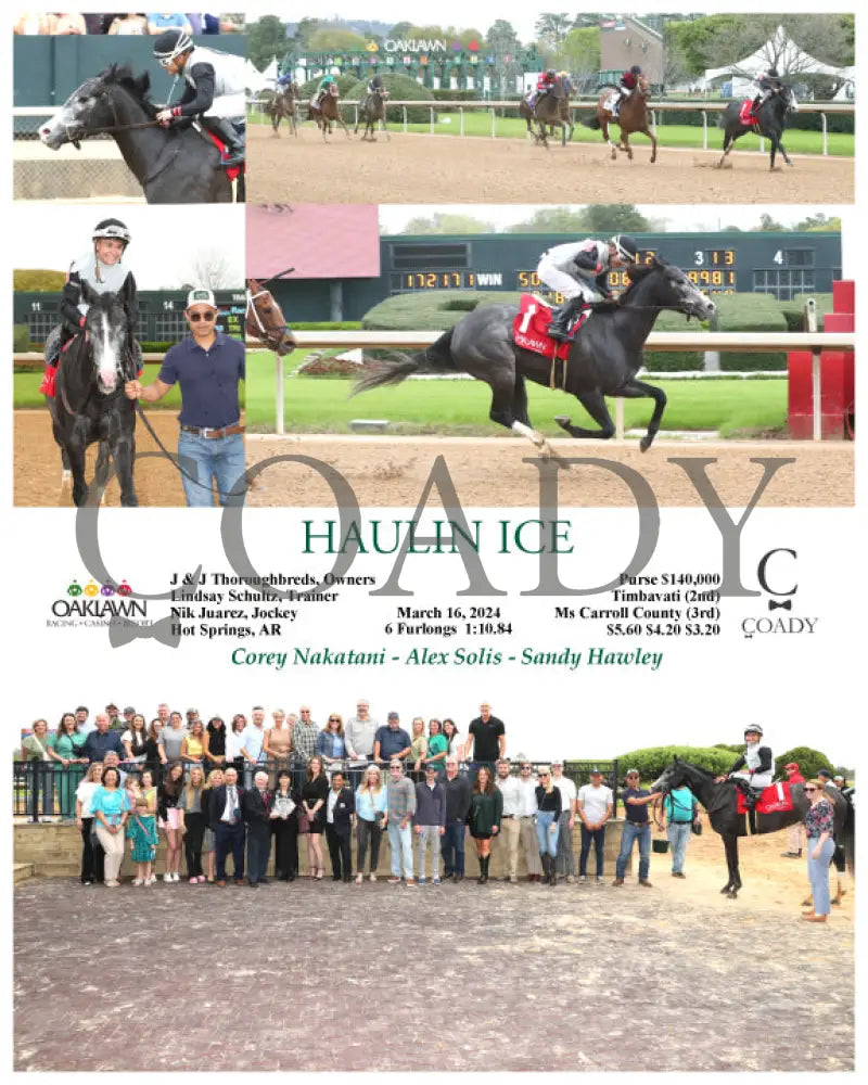 Haulin Ice - 03 - 16 - 24 R08 Op Oaklawn Park