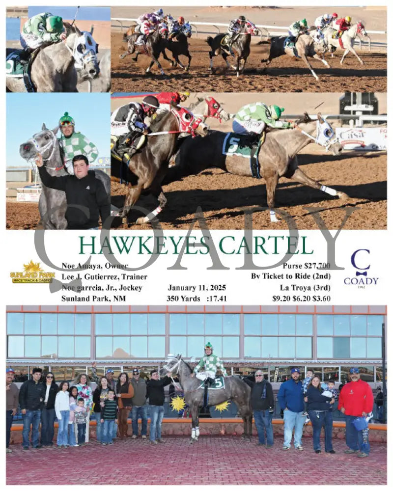 Hawkeyes Cartel - 01-11-25 R08 Sun Turfway Park