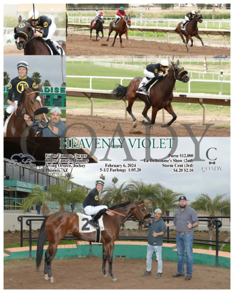 Heavenly Violet - 02-06-24 R01 Tup Turf Paradise