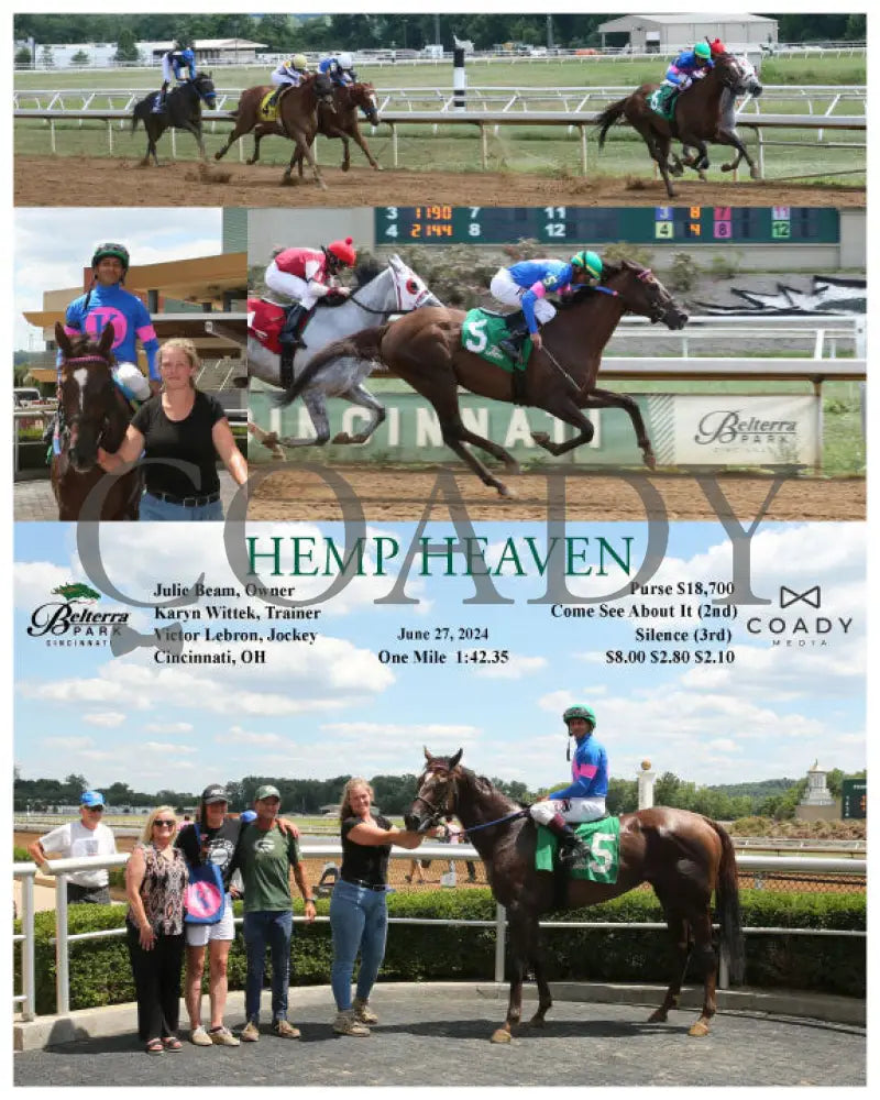 Hemp Heaven - 062724 Race 06 Btp Belterra Park