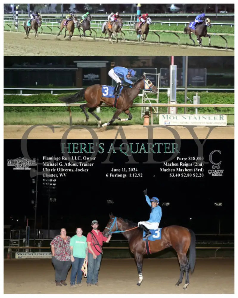 Here’s A Quarter - 06-11-24 R07 Mnr Mountaineer Park