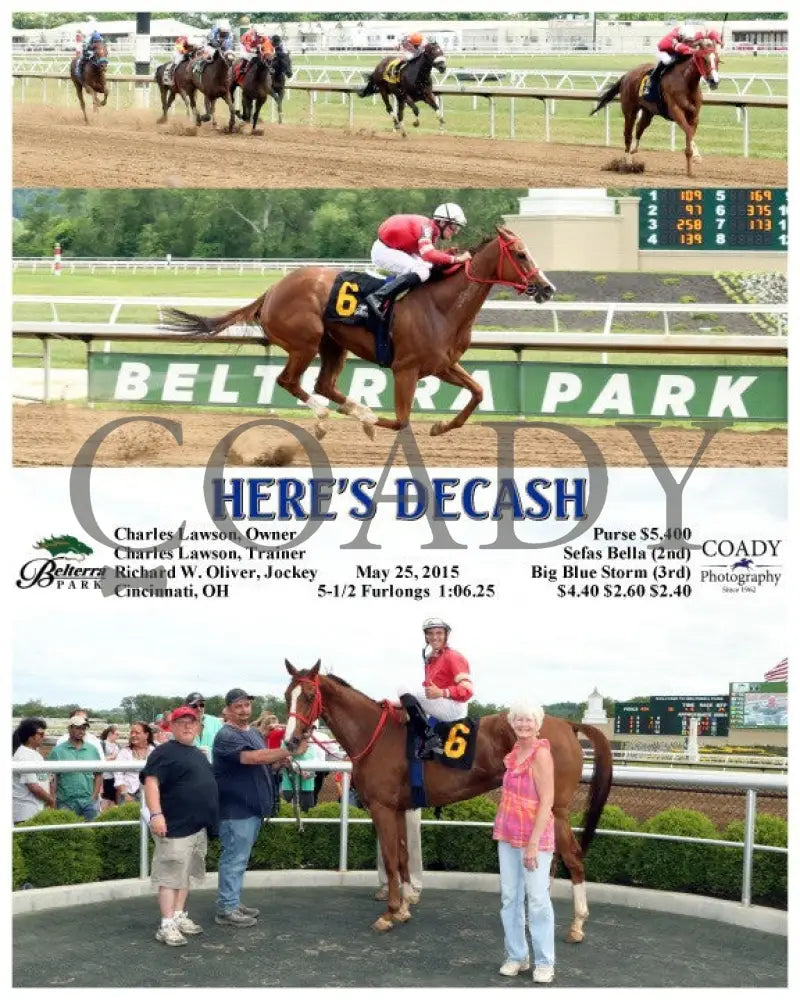 Here’s Decash - 052515 Race 06 Btp Belterra Park
