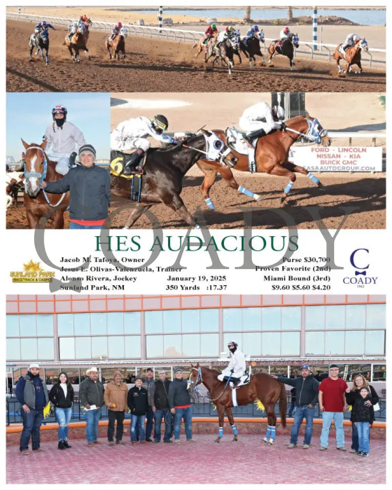 Hes Audacious - 01-19-25 R09 Sun Turfway Park