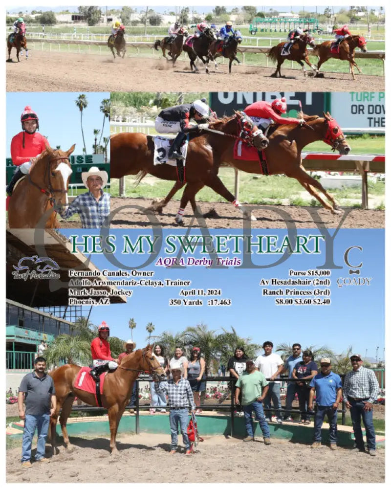 Hes My Sweetheart - Aqra Derby Trials 04 - 11 - 24 R02 Tup Turf Paradise