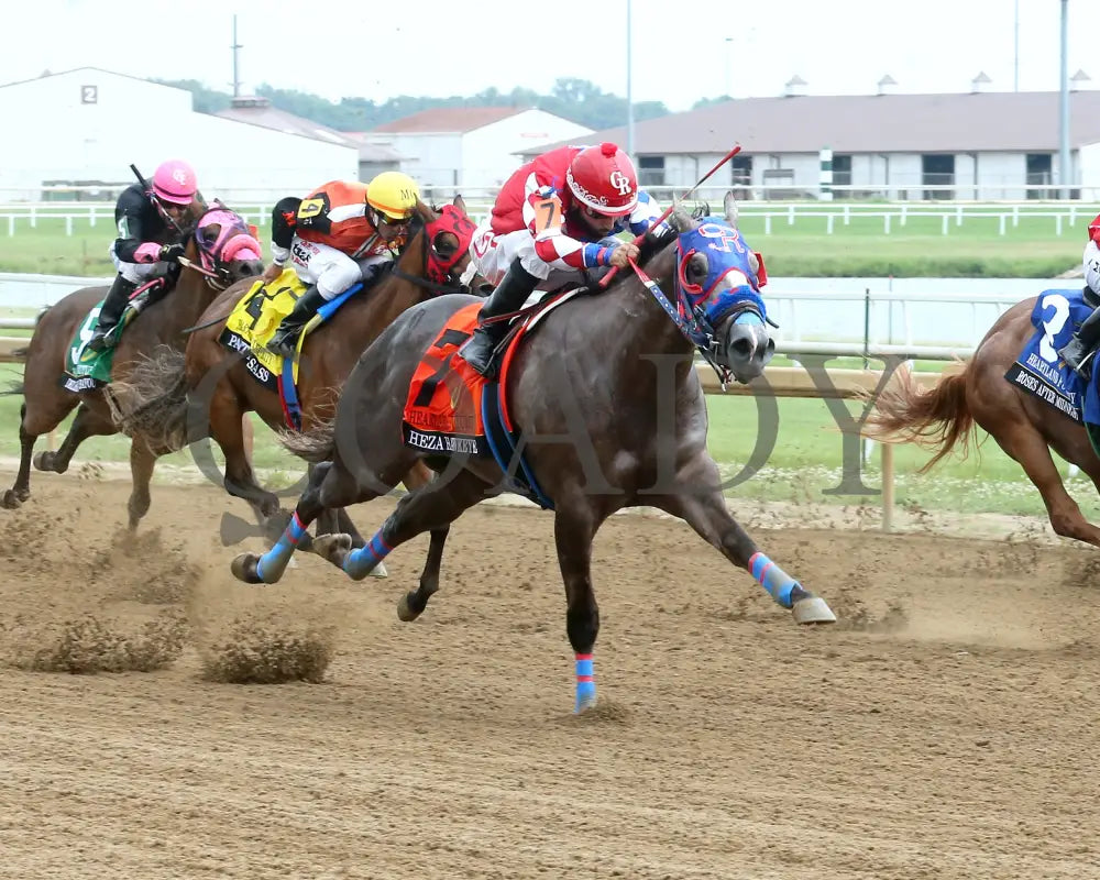 HEZA HAWKEYE - Heartland Futurity Final - 07-19-25 - R05 - Horseshoe Indiana - Finish 02 - Eli Davis Indiana Grand