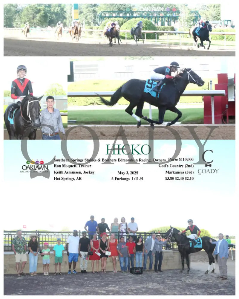 HICKO - 05-03-25 - R10 - OP Oaklawn Park