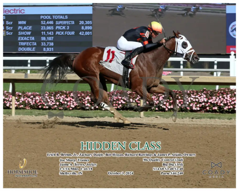 Hidden Class - 10-03-24 R05 Ind Action Indiana Grand